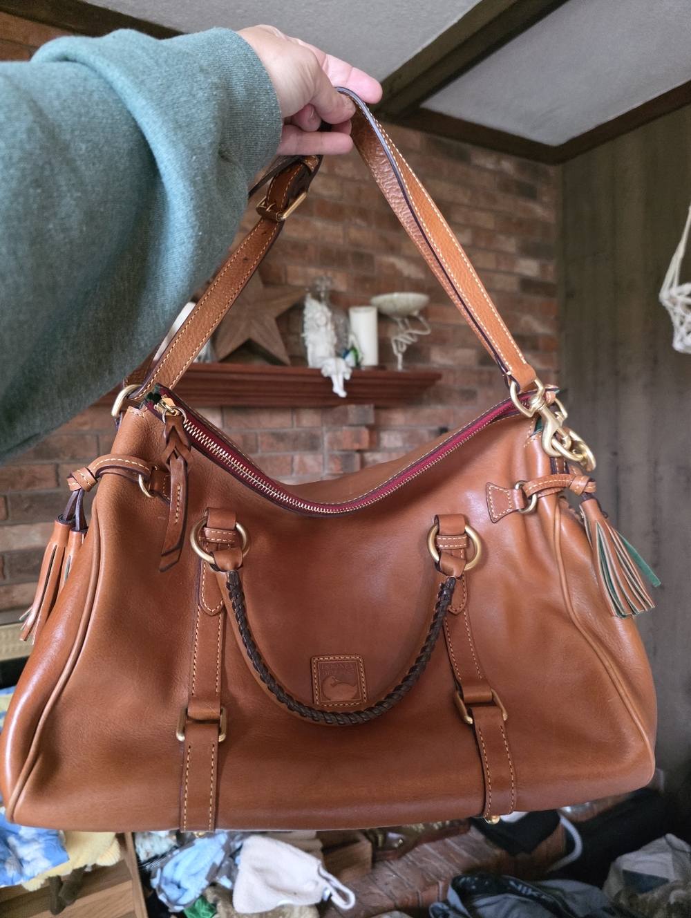 Dooney & Bourke | Florentine Satchel | Tan | EUC